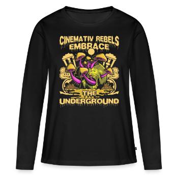 Film underground, Cinéma indépendant, Horreur - T-shirt manches longues Premium bio Femme - noir - Devant - Julia (174cm)