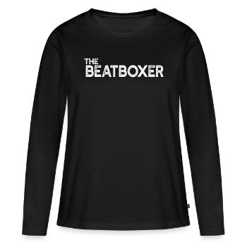Beatboxing Beatbox - Le Beatboxer - T-shirt manches longues Premium bio Femme - noir - Devant - Julia (174cm)