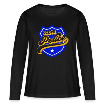 Project Management Scope Police Loves Team Manager - Women's Premium Organic Long Sleeve Shirt - black - Front - Julia (174cm)