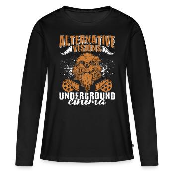 Underground Film, Independent Cinema, Horror - Frauen Premium Bio Langarmshirt - Schwarz - Vorne - Julia (174cm)