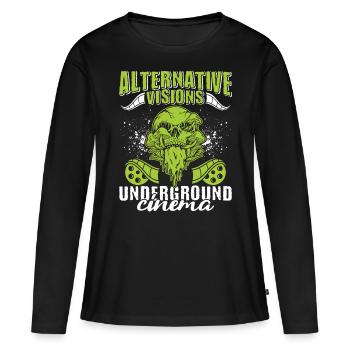 Film underground, Cinéma indépendant, Horreur - T-shirt manches longues Premium bio Femme - noir - Devant - Julia (174cm)