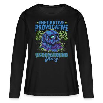 Film underground, Cinéma indépendant, Horreur - T-shirt manches longues Premium bio Femme - noir - Devant - Julia (174cm)