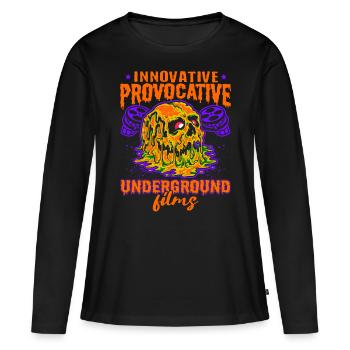 Film underground, Cinéma indépendant, Horreur - T-shirt manches longues Premium bio Femme - noir - Devant - Julia (174cm)