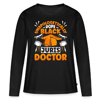 Doctorate Degree great - Women's Premium Organic Long Sleeve Shirt - black - Front - Julia (174cm)
