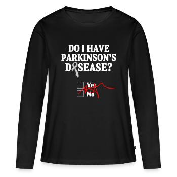 Parkinsons Disease Awareness Yes No Warrior - Women's Premium Organic Long Sleeve Shirt - black - Front - Julia (174cm)