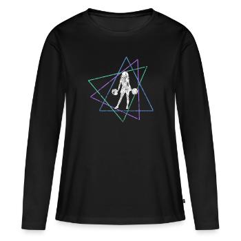 Cheerleading - T-shirt manches longues Premium bio Femme - noir - Devant - Julia (174cm)