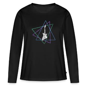 Jupe - T-shirt manches longues Premium bio Femme - noir - Devant - Julia (174cm)