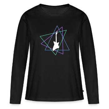 Jupe - T-shirt manches longues Premium bio Femme - noir - Devant - Julia (174cm)