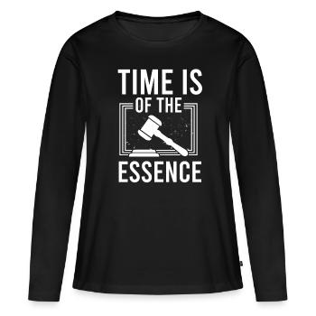 Lawyer Time Is Of The Essence Lawyer Lawyer - Women's Premium Organic Long Sleeve Shirt - black - Front - Julia (174cm)