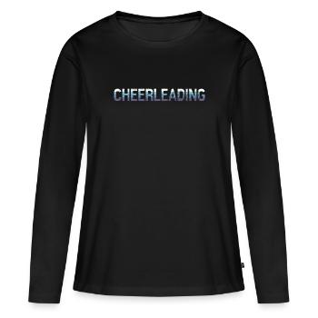 Cheerleading - T-shirt manches longues Premium bio Femme - noir - Devant - Julia (174cm)