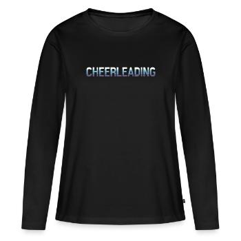 Cheerleading - T-shirt manches longues Premium bio Femme - noir - Devant - Julia (174cm)