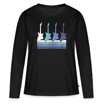 Jupe - T-shirt manches longues Premium bio Femme - noir - Devant - Julia (174cm)