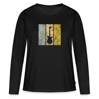 Jupe - T-shirt manches longues Premium bio Femme - noir - Devant - Julia (174cm)