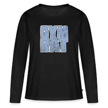 Conseil du gymnase - T-shirt manches longues Premium bio Femme - noir - Devant - Julia (174cm)