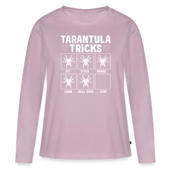 Tarantula tricks pet spider owners - Women's Premium Organic Long Sleeve Shirt - dusky pink - Front - Julia (174cm)
