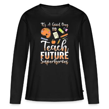Teaching Teaching Educator Professor - Women's Premium Organic Long Sleeve Shirt - black - Front - Julia (174cm)