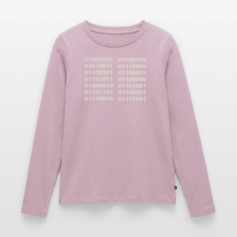 Ich Spreche Binär Code Lustiges Informatiker Coder Frauen Premium Bio Langarmshirt