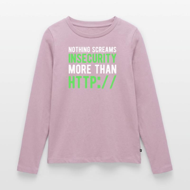 Coder Binärcode Programmierer Informatik Frauen Premium Bio Langarmshirt