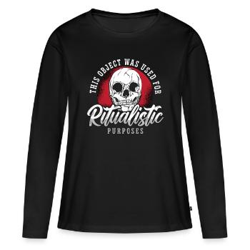 Anthropology This Object Was Used For Archaeology - Women's Premium Organic Long Sleeve Shirt - black - Front - Julia (174cm)