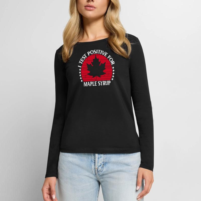 Sirop d’érable Maple Tree Sap Tapping Sugaring Tapper T-shirt manches longues Premium bio Femme