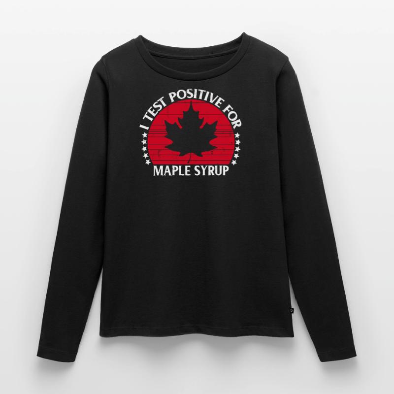 Sirop d’érable Maple Tree Sap Tapping Sugaring Tapper T-shirt manches longues Premium bio Femme
