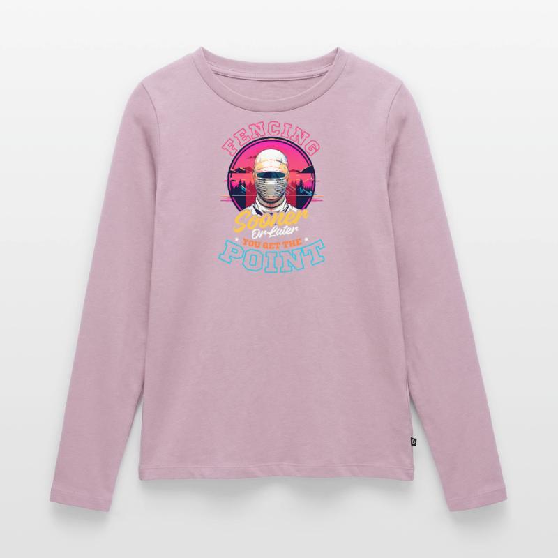 Fechten Früher oder später bekommst du Punkte Frauen Premium Bio Langarmshirt