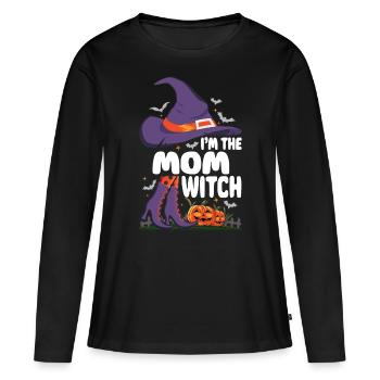 I'm the Mom Witch - Women's Premium Organic Long Sleeve Shirt - black - Front - Julia (174cm)