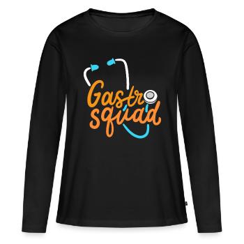 Medical Assistant Gastro Doctor Gastroenterology - Women's Premium Organic Long Sleeve Shirt - black - Front - Julia (174cm)