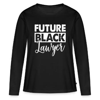 Future Black Lawyer - Women's Premium Organic Long Sleeve Shirt - black - Front - Julia (174cm)