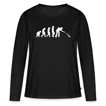 Petanque Boccia Petanque Balls Petanque Players - Women's Premium Organic Long Sleeve Shirt - black - Front - Julia (174cm)
