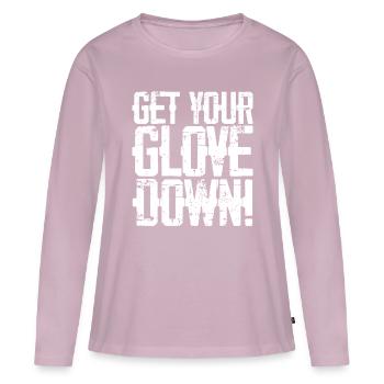 Get Your Glove Down 3 - Frauen Premium Bio Langarmshirt - Altrosa - Vorne - Julia (174cm)