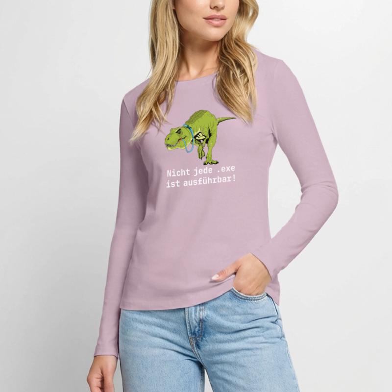 Programmierer Spruch Informatik Computer Geek Frauen Premium Bio Langarmshirt