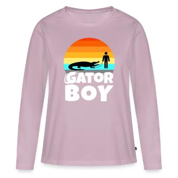 Gator Boy - Frauen Premium Bio Langarmshirt - Altrosa - Vorne - Julia (174cm)