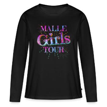 Malle Girls Tour - Frauen Premium Bio Langarmshirt - Schwarz - Vorne - Julia (174cm)