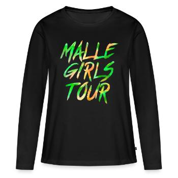 Malle Girls Tour - Frauen Premium Bio Langarmshirt - Schwarz - Vorne - Julia (174cm)