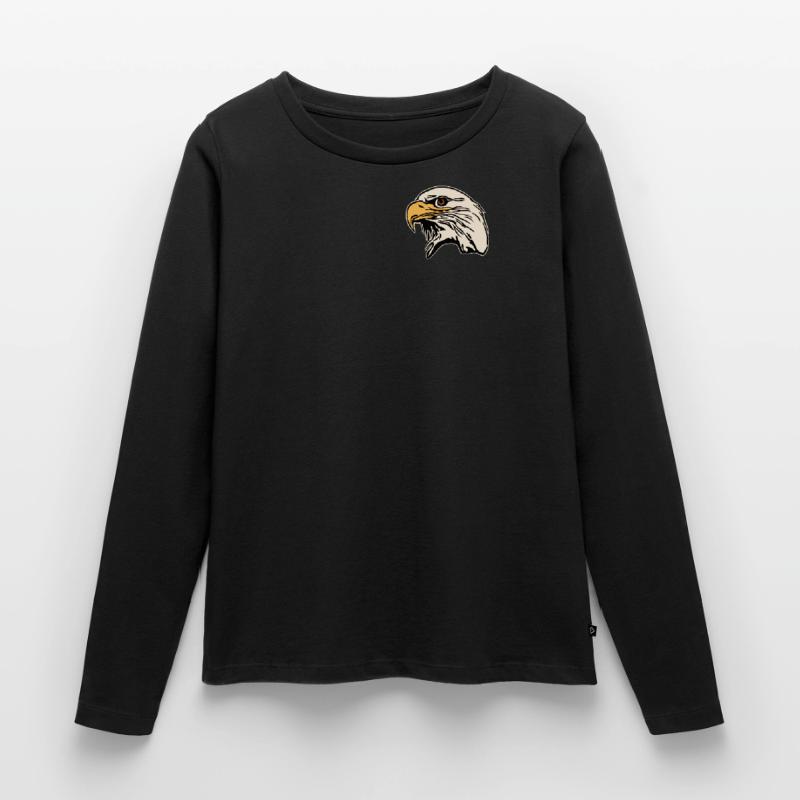 Bald Eagle - Bird Eagle Graphic Design Women's Premium Organic Long Sleeve Shirt