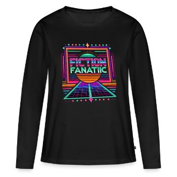Fanatique de fiction 4 - T-shirt manches longues Premium bio Femme - noir - Devant - Julia (174cm)