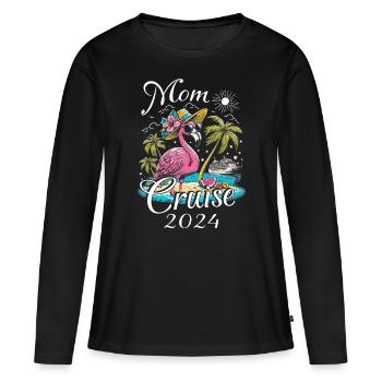 Mom Cruise 2024 - Women's Premium Organic Long Sleeve Shirt - black - Front - Julia (174cm)