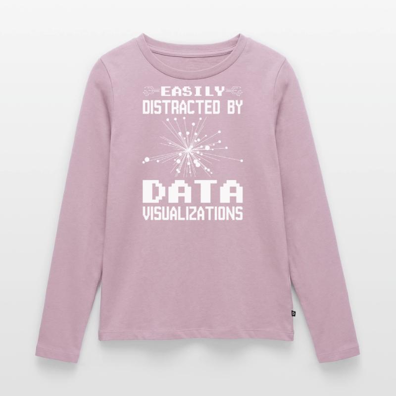Machine Learning Algorithms AI Data Analyst Women's Premium Organic Long Sleeve Shirt
