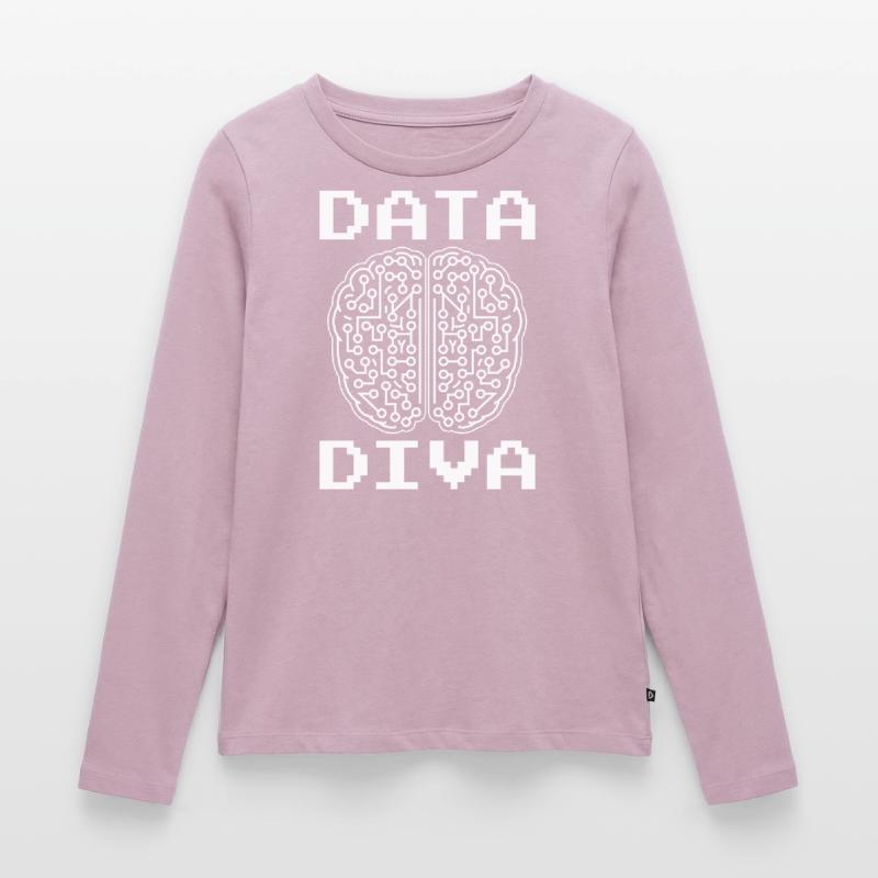 Machine Learning Algorithms AI Data Analyst Women's Premium Organic Long Sleeve Shirt