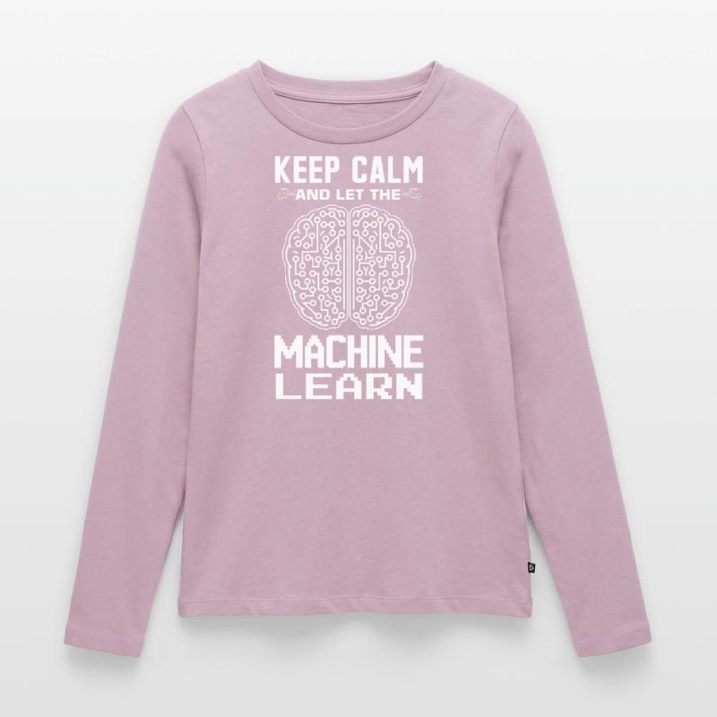 Machine Learning Algorithms AI Data Analyst Women's Premium Organic Long Sleeve Shirt