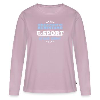 Retirement Retiree Retiree Esports - Women's Premium Organic Long Sleeve Shirt - dusky pink - Front - Julia (174cm)
