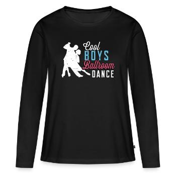 Danse de salon Cool Boys Danse de salon Danse - T-shirt manches longues Premium bio Femme - noir - Devant - Julia (174cm)