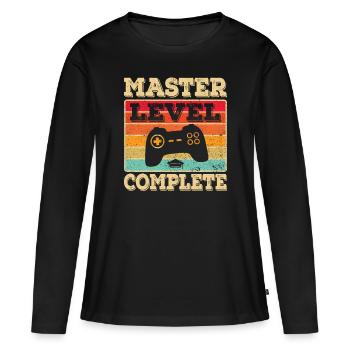 Maîtrise en administration des affaires - T-shirt manches longues Premium bio Femme - noir - Devant - Julia (174cm)