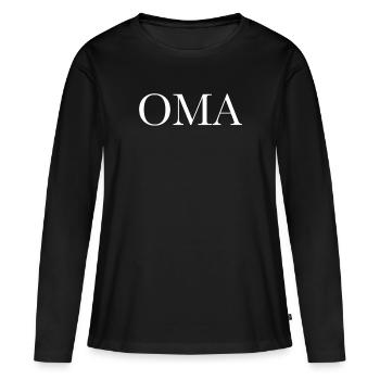 Granny - Women's Premium Organic Long Sleeve Shirt - black - Front - Julia (174cm)