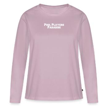 Billiards - Pool Players Paradise - Women's Premium Organic Long Sleeve Shirt - dusky pink - Front - Julia (174cm)