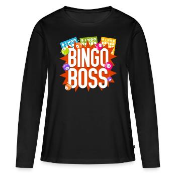 Bingo Player Bingo - Women's Premium Organic Long Sleeve Shirt - black - Front - Julia (174cm)