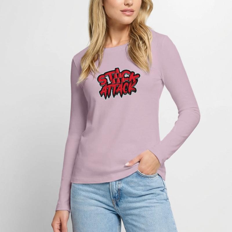 Stack Attack Speed Stacker Cup Stacking Frauen Premium Bio Langarmshirt