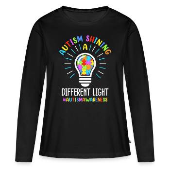 Autism Autistic Autistic - Women's Premium Organic Long Sleeve Shirt - black - Front - Julia (174cm)