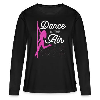 Danseur De Pole Dance, Pole Dance, Pole Dance - T-shirt manches longues Premium bio Femme - noir - Devant - Julia (174cm)